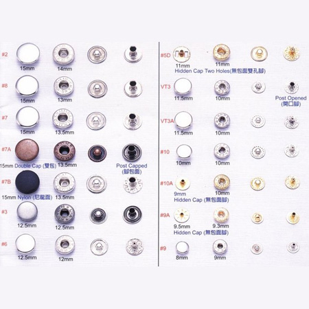 Pulsante Snap - 7-1Metal Buttons